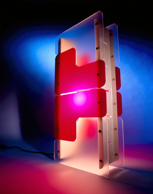 DAHDAH-0033 'Modular Acrylic lighting towers' D+ for dahdah - Image by samkaranikos.com.au