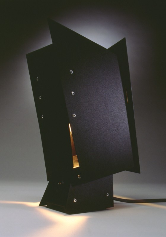 The second of six limited edition lighting designs crafted by Dean Homicki - 1995 Private Collection - Image Sam Karanikos.com.au -