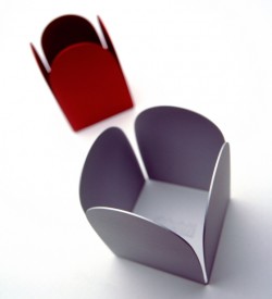 Pen Holders - Sandlasted anodised aluminium - Image Sam Karanikos