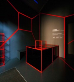 Australia Pavilion Foyer - The 'Cube' concept seamlessly transformed into furniture - 2010 - Image David Pidgeon